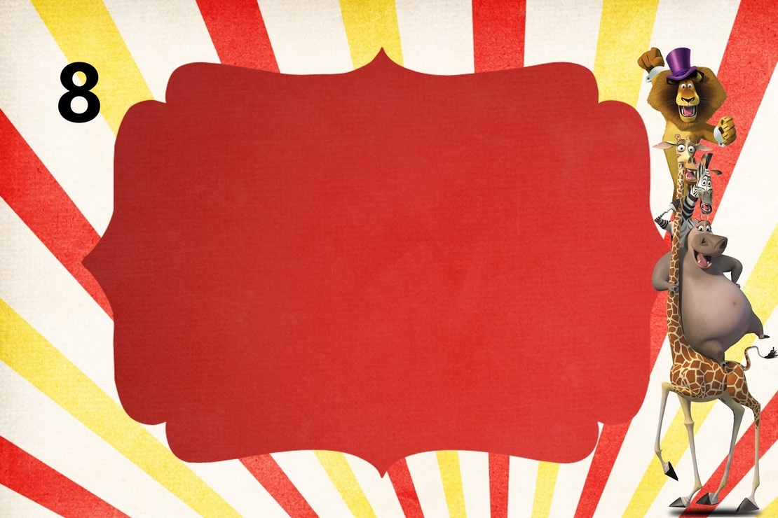 Картонена торта Мадагаскар 5 / Madagascar 5