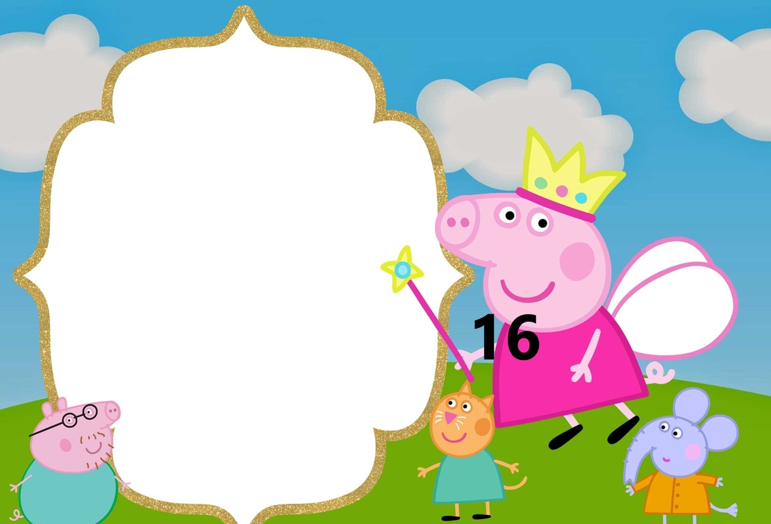 Картонена торта  ПРАСЕНЦЕТО ПЕПА  20 /  Peppa Pig 20