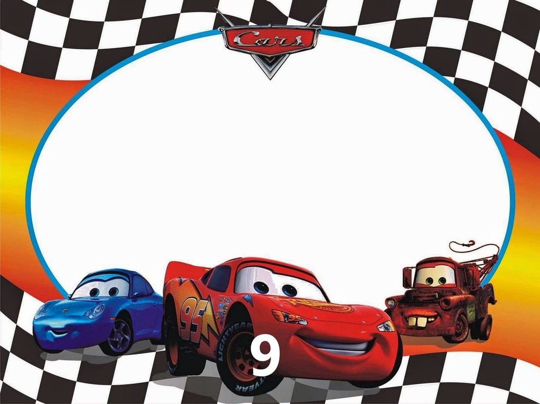 Картонена торта Маккуин 14 / Mcqueen 14