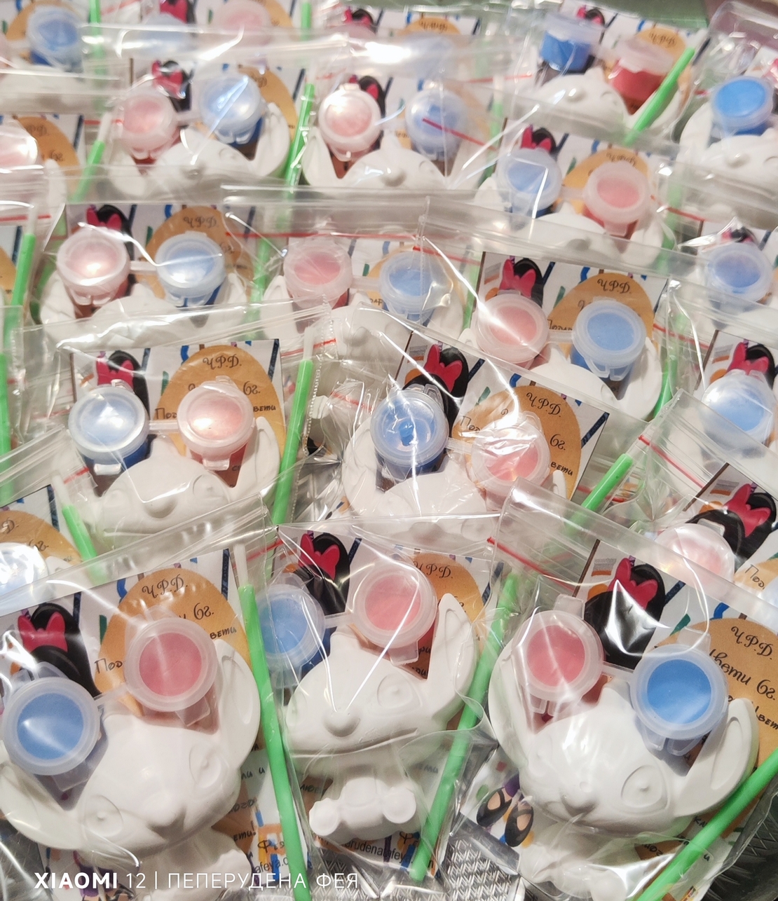 Керамичен комплект за оцветяване- 1бр.фигурка 