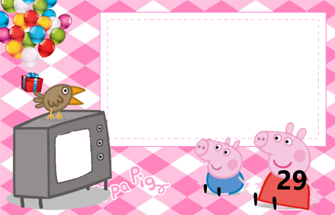 Картонена торта  ПРАСЕНЦЕТО ПЕПА  20 /  Peppa Pig 20