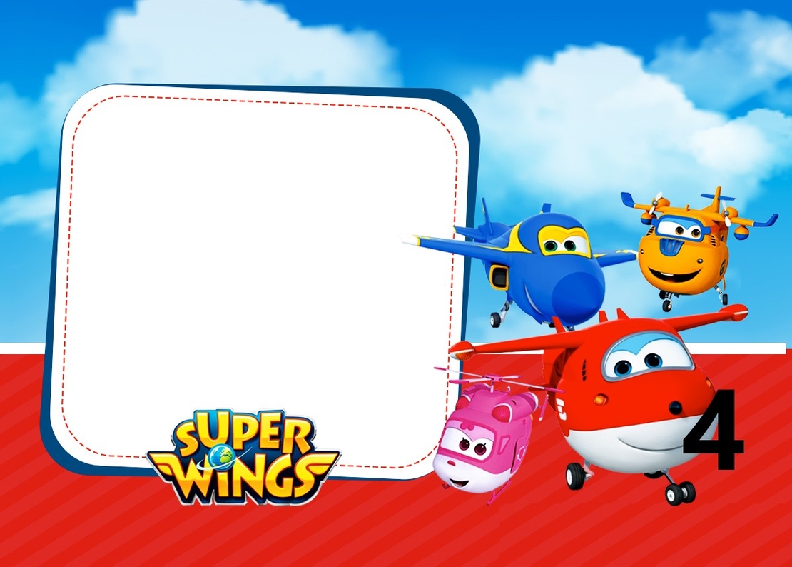 Картонена торта  Super Wings 1 / Супер крила 1