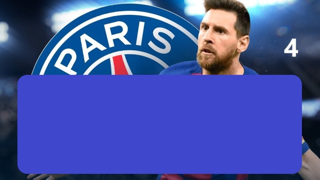 Картонена торта  ФУТБОЛ 3 ПСЖ / МЕССИ 3