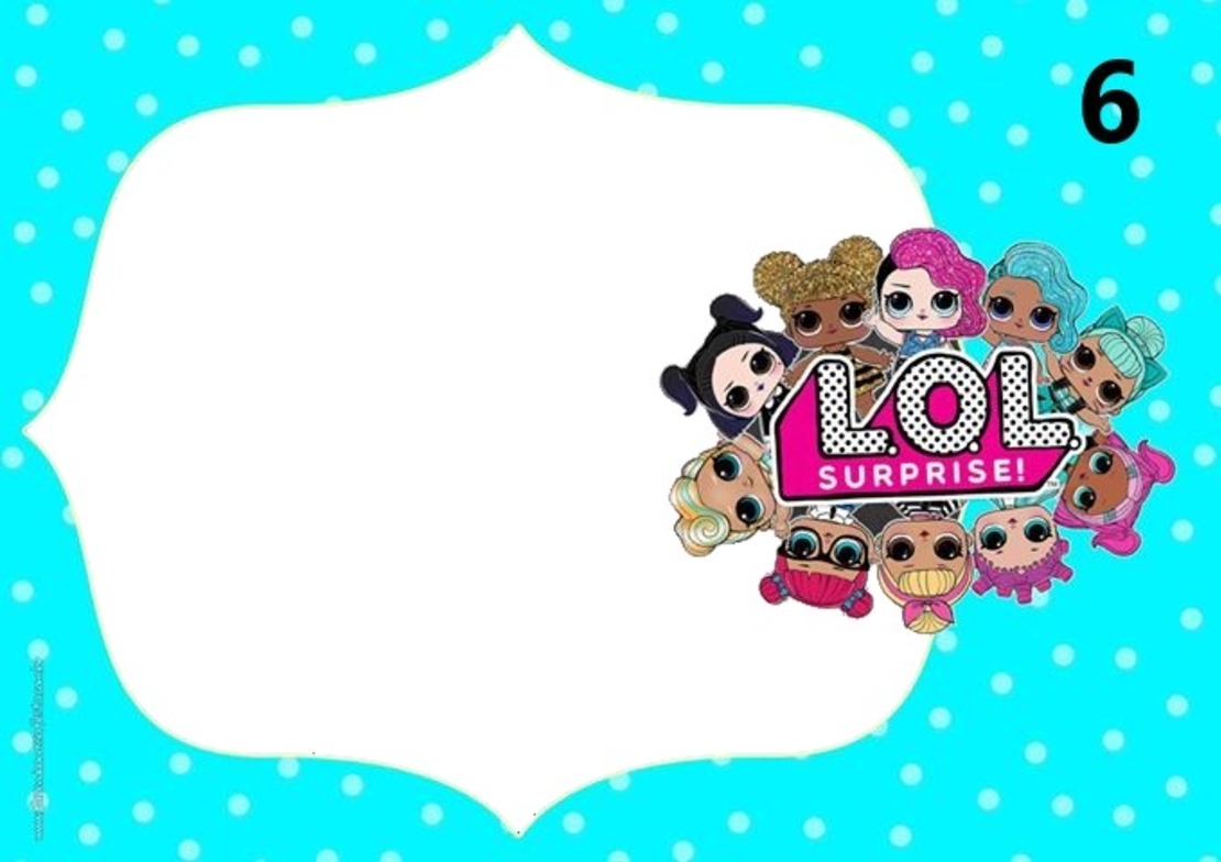 Картонена торта Куклите Лол 4 / L.O.L