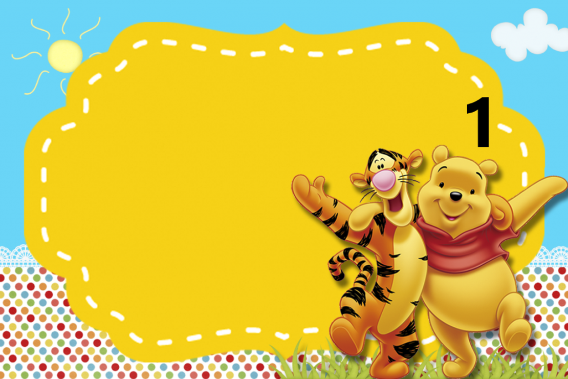 Картонена торта Мечо Пух 5