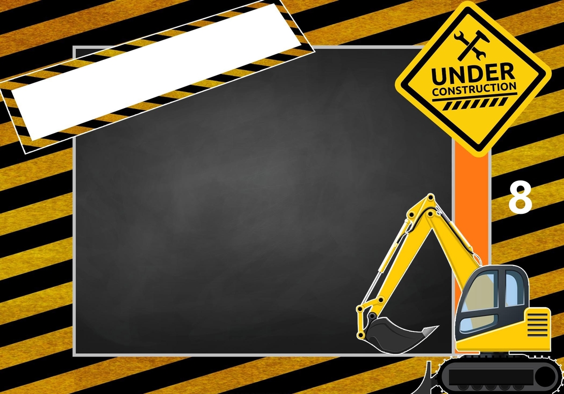 Картонена торта СТРОИТЕЛНИ МАШИНИ 17  / Construction machines 17