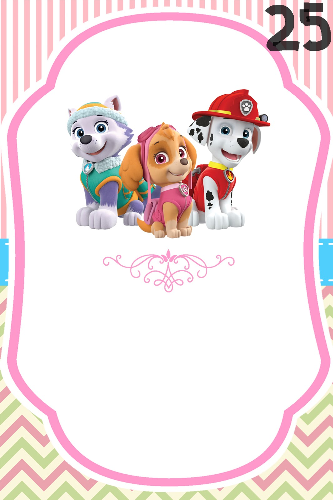 Картонена торта ПЕС ПАТРУЛ СКАЙ И ЕВЕРЕСТ 10 /  Paw Patrol Skye 10