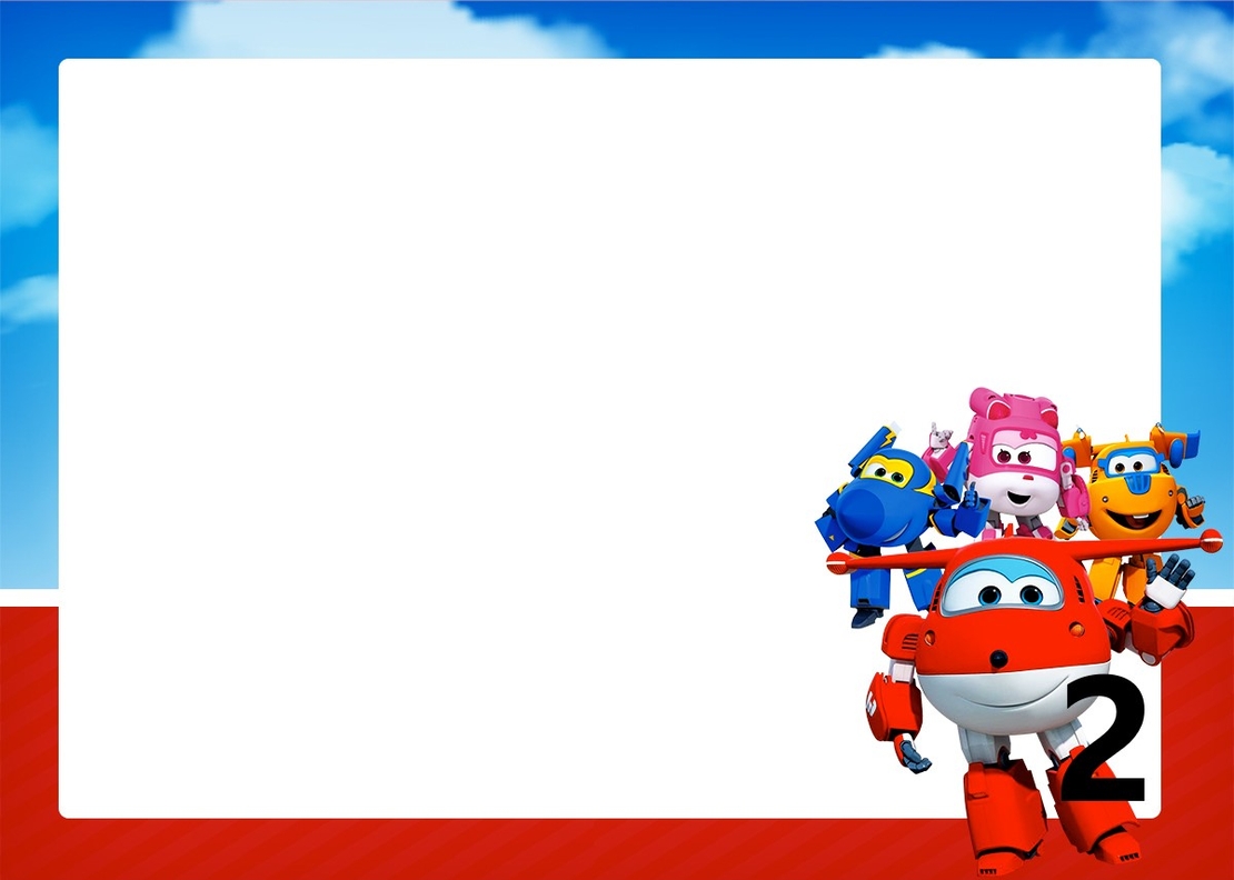 Картонена торта  Super Wings 1 / Супер крила 1