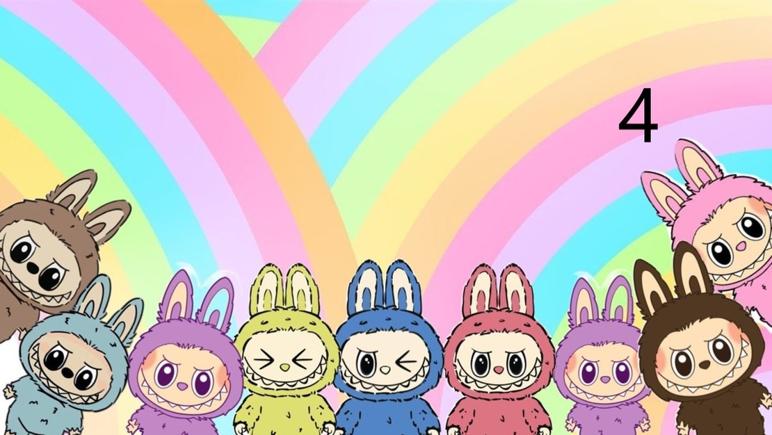 Картонена торта  ЛАБУБУ 8 / LABUBU 8