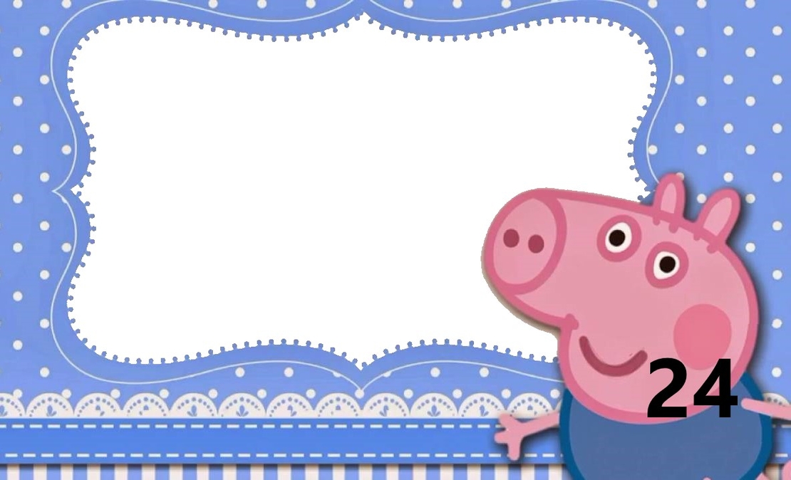 Картонена торта ПРАСЕНЦЕТО ДЖОРДЖ - ПЕПА ПИГ / Peppa pig