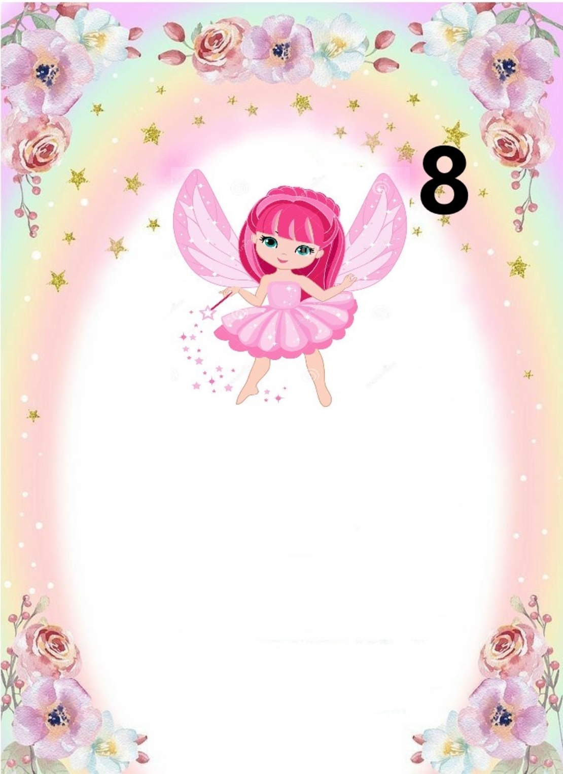 Картонена торта  Феи 8 / Fairies