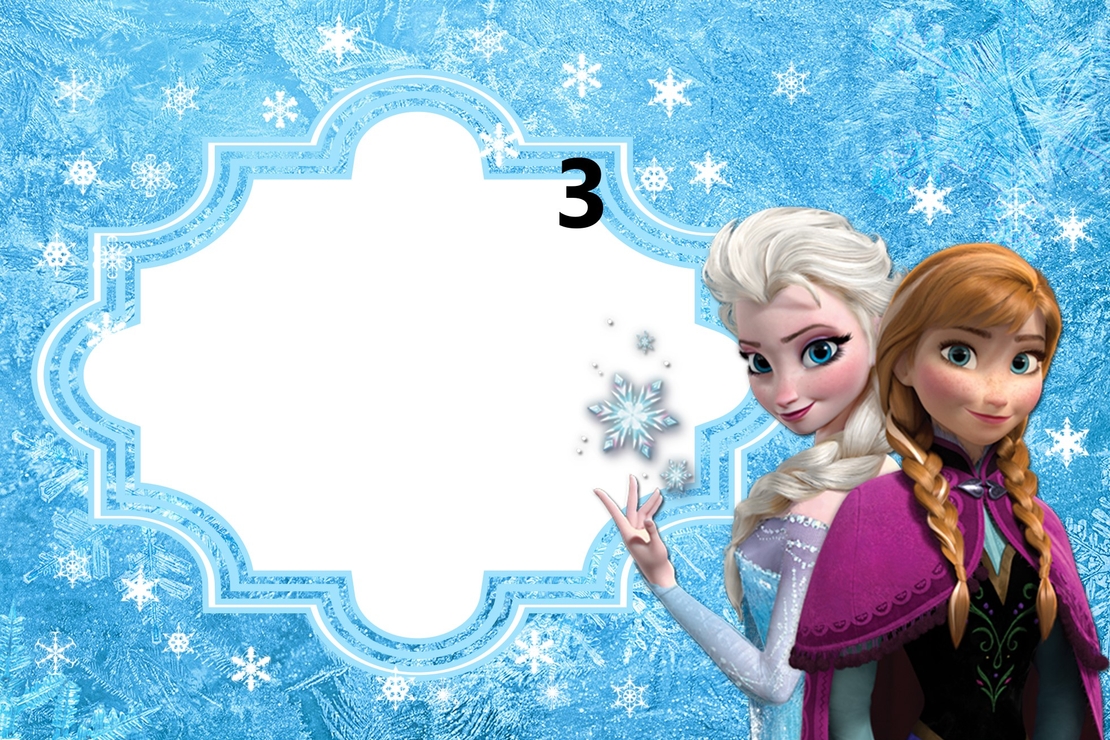 Картонена торта Замръзналото кралство 18 / FROZEN 18