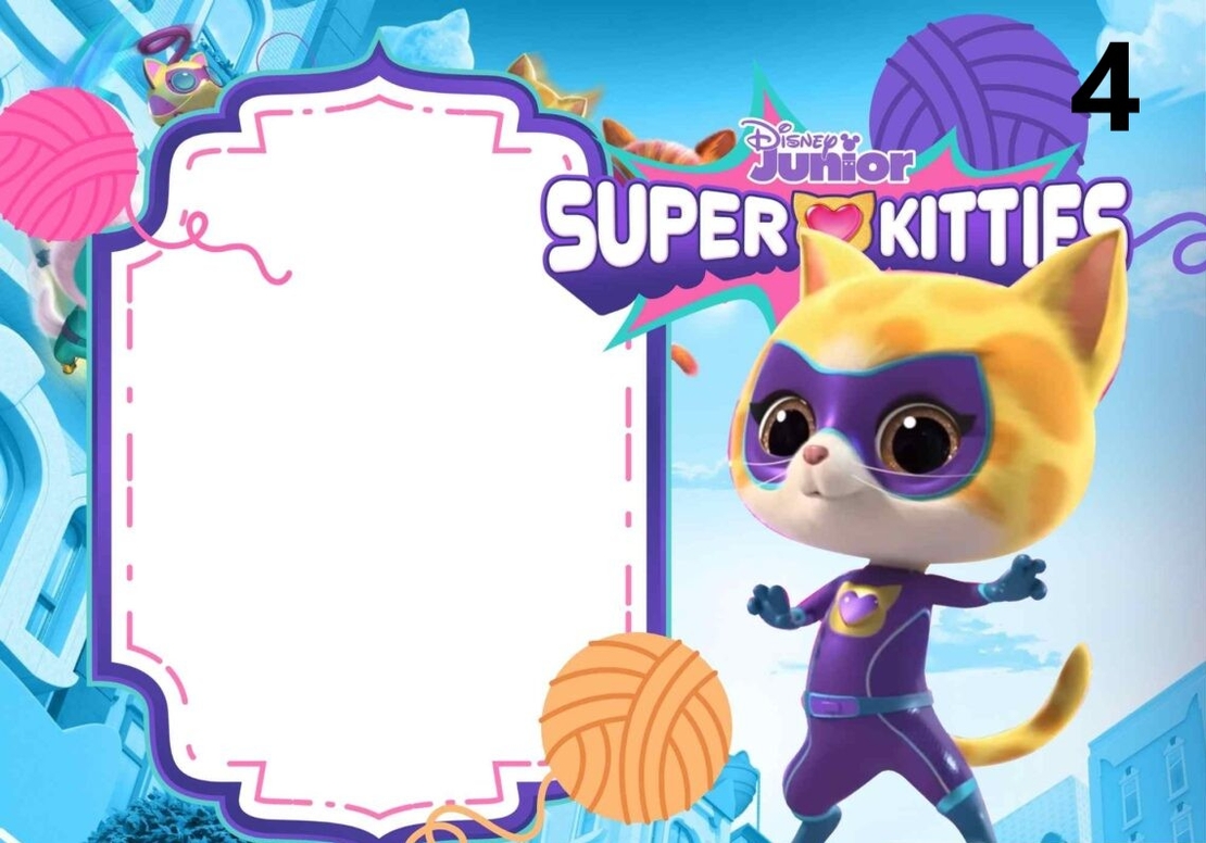 Картонена торта СУПЕР КОТЕТА 8 /  SUPER KITTIES