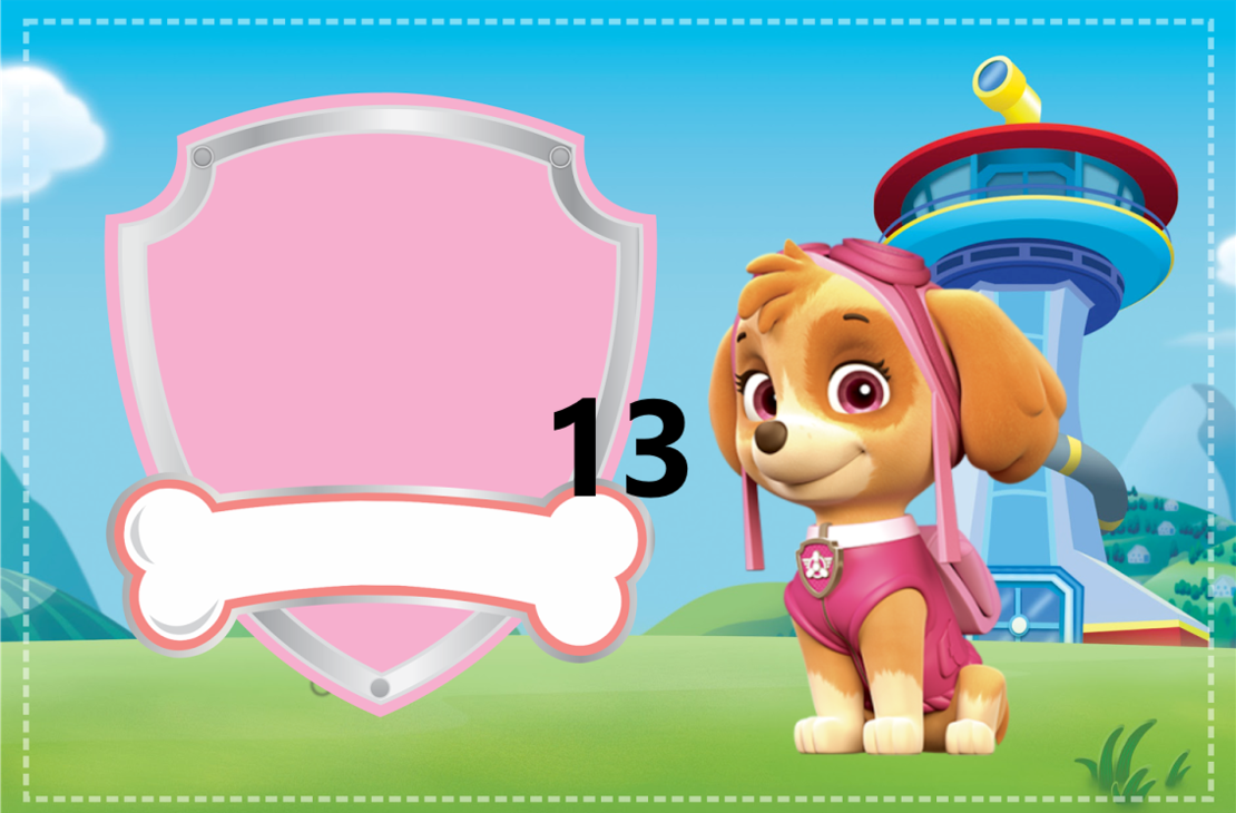 Картонена торта ПЕС ПАТРУЛ СКАЙ И ЕВЕРЕСТ 10 /  Paw Patrol Skye 10