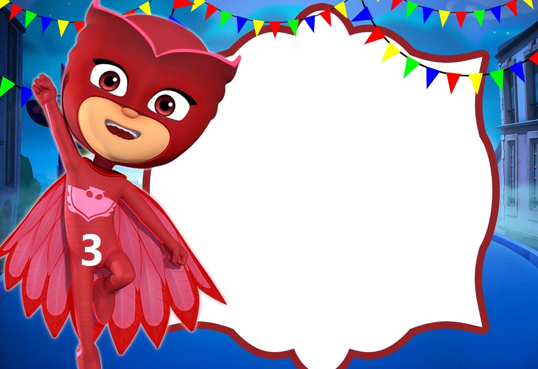 Картонена торта  ПИ ДЖИ МАСК 8 / PJ Masks 8