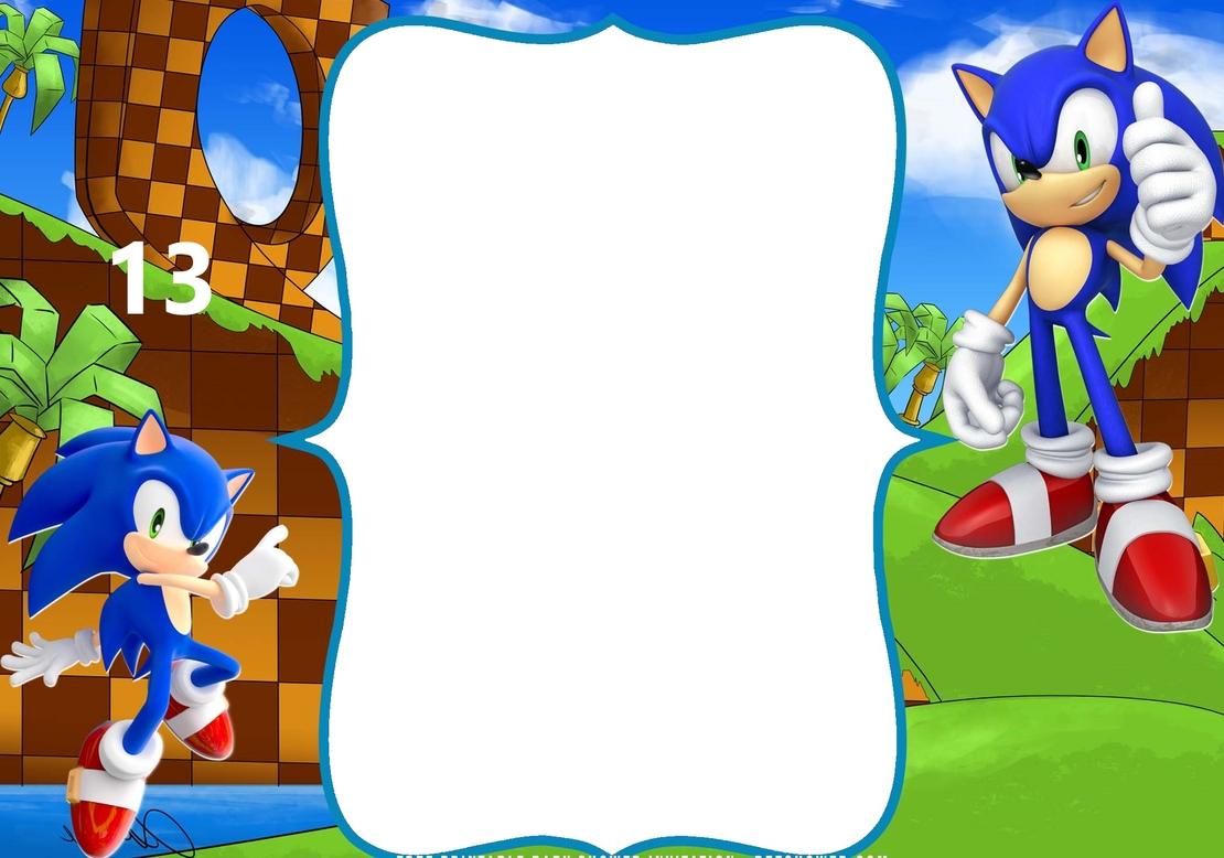 Картонена торта  СОНИК 3 / Sonic 3