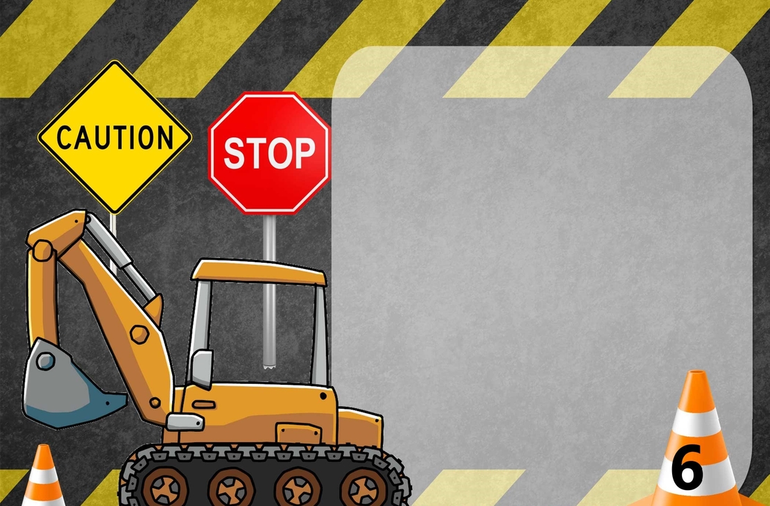 Картонена торта СТРОИТЕЛНИ МАШИНИ 17  / Construction machines 17