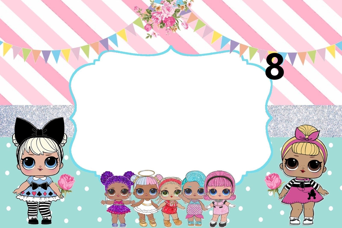 Картонена торта Куклите Лол 4 / L.O.L