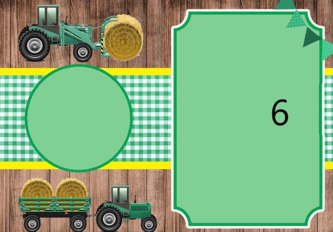 Картонена торта ТРАКТОРЧЕТА 11 / Tractors 11