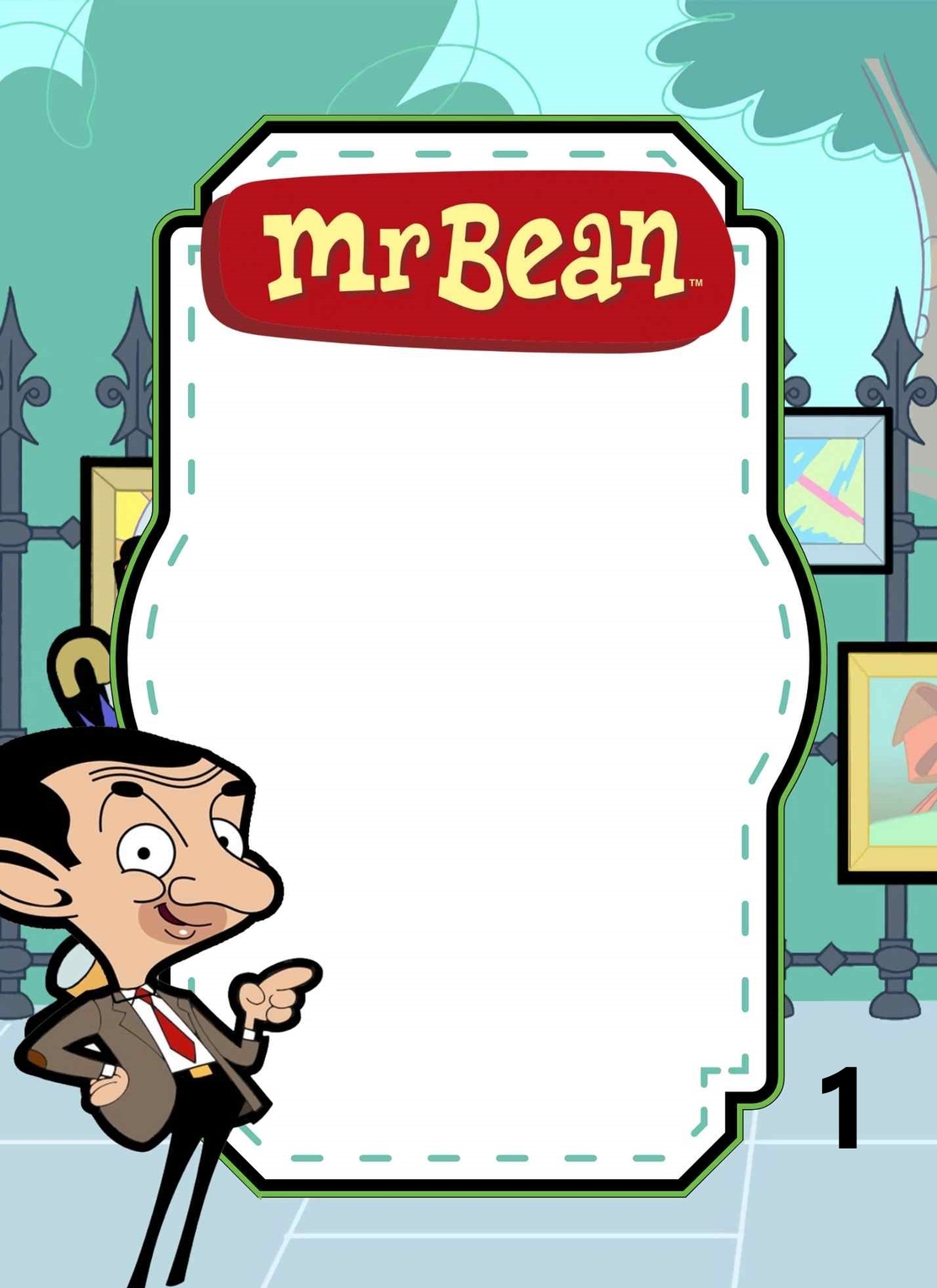 Картонена торта Мистър Бийн  1 / Mr.Bean 1