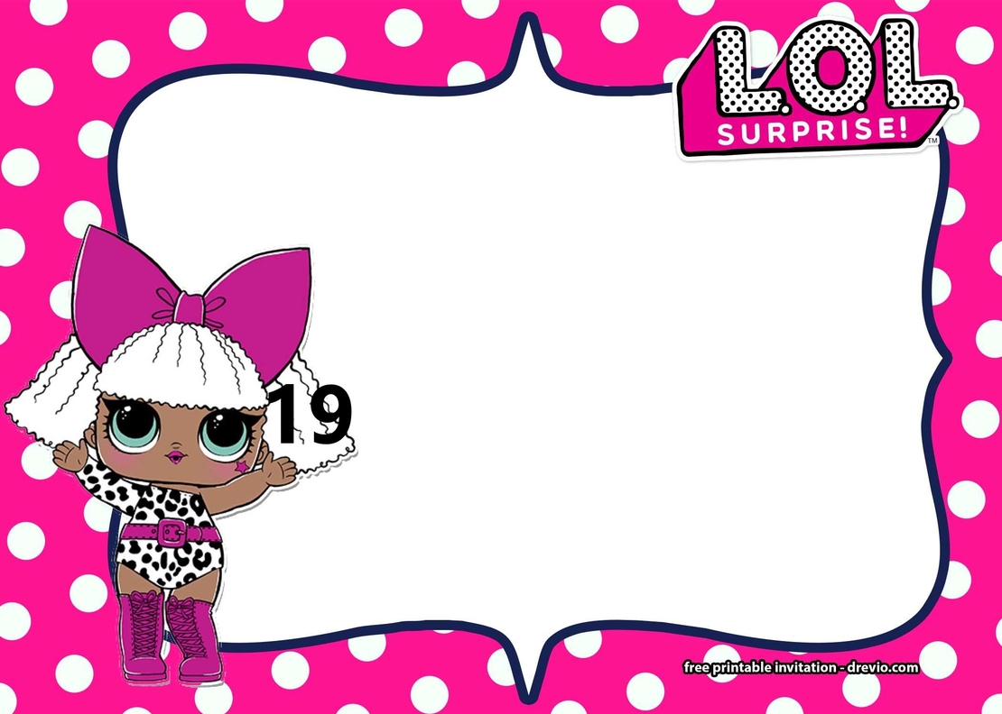 Картонена торта Куклите Лол 4 / L.O.L