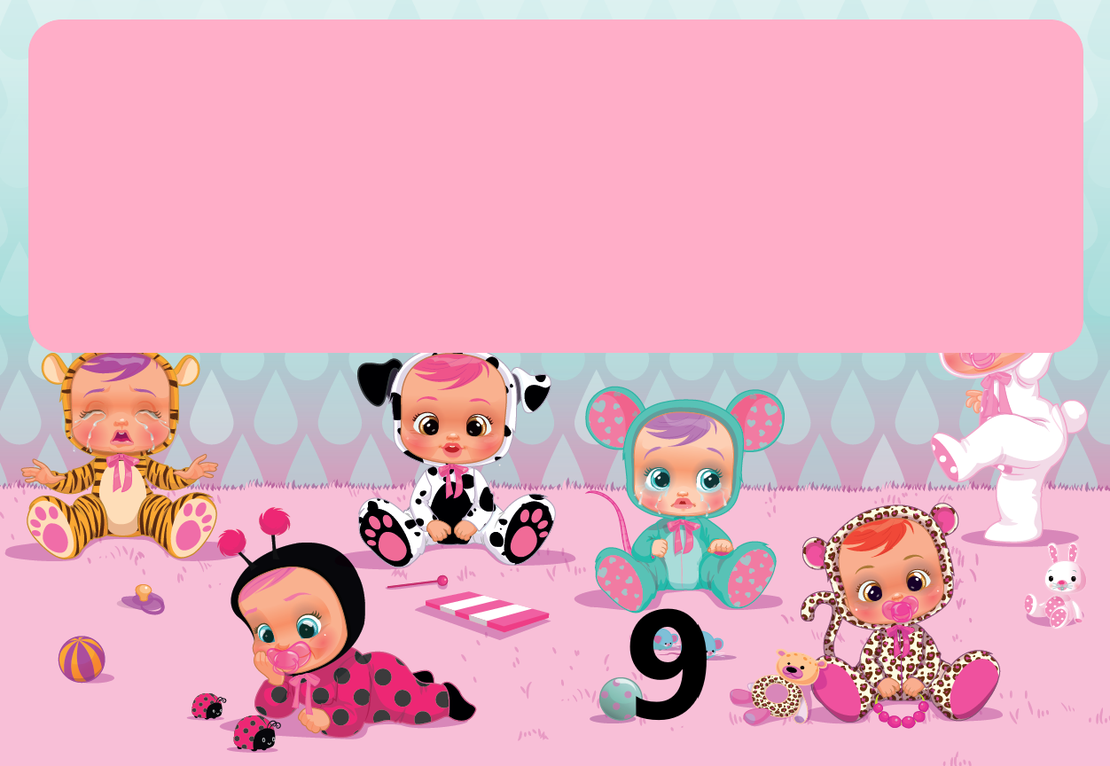 Картонена торта Плачещи бебета 5 / Cry`s Babies 5