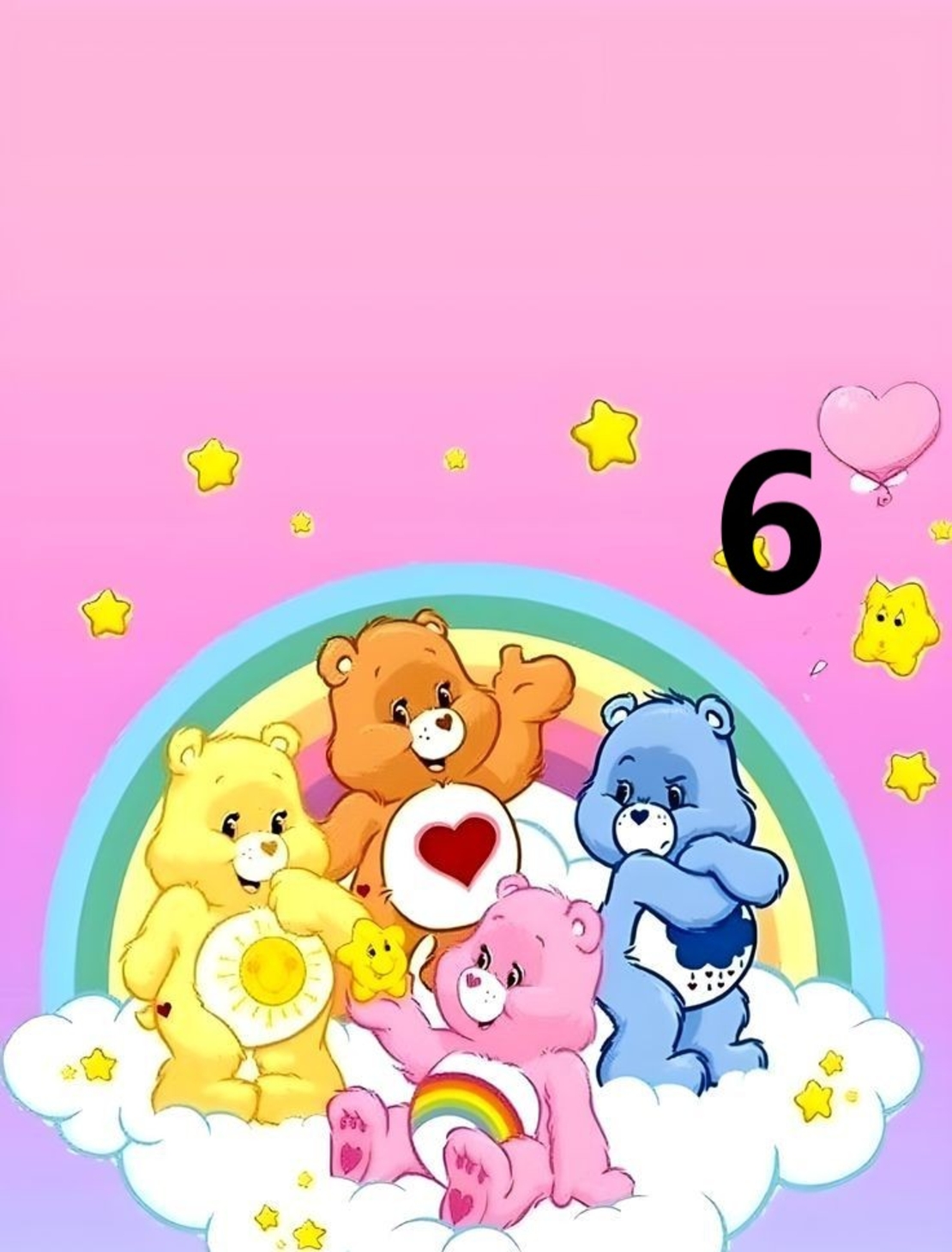 Картонена торта Грижовните мечета 1 / Care Bears 1