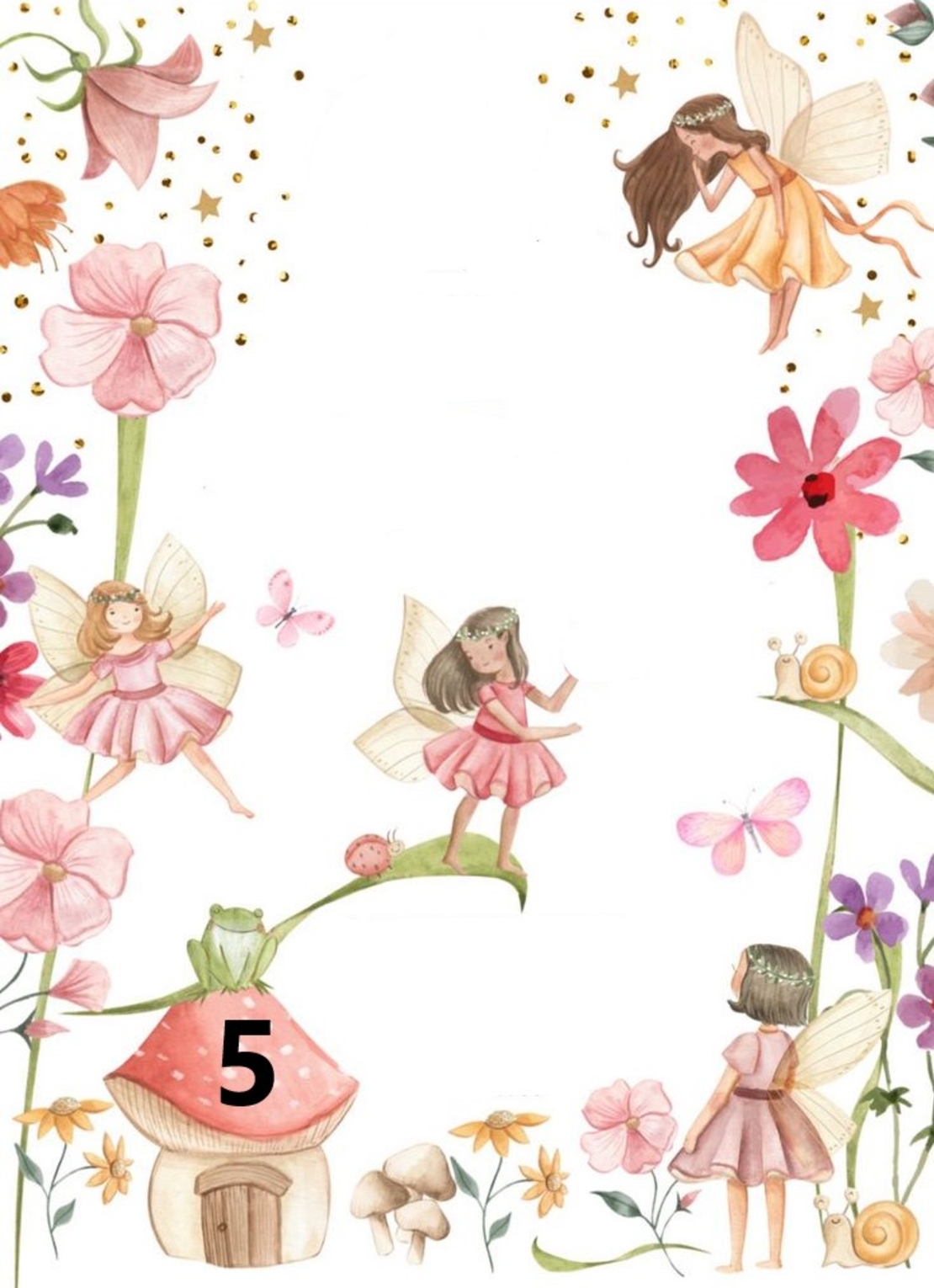 Картонена торта  Феи 8 / Fairies