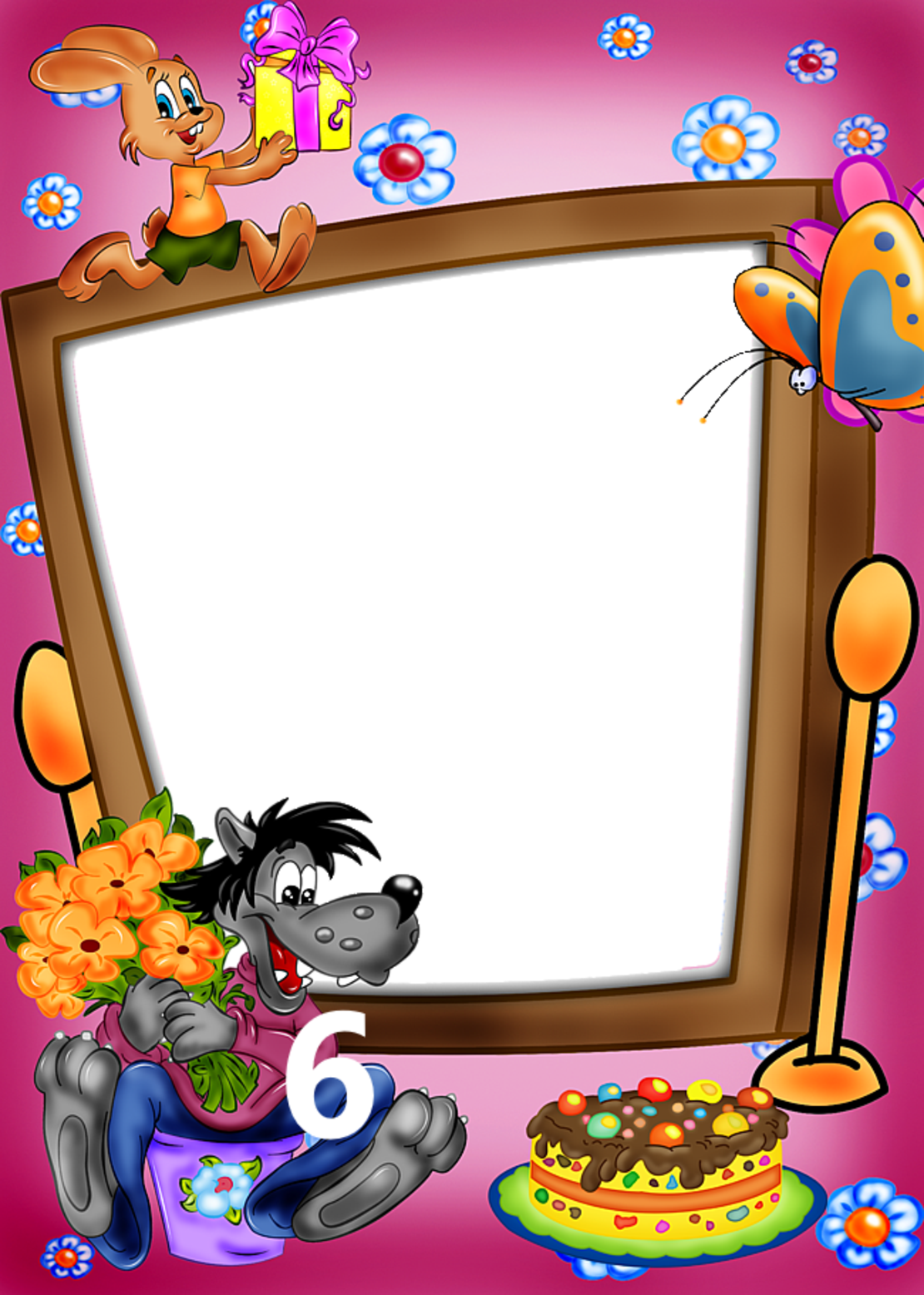 Картонена торта Ну Пагади 8 / Ну Погоди 8