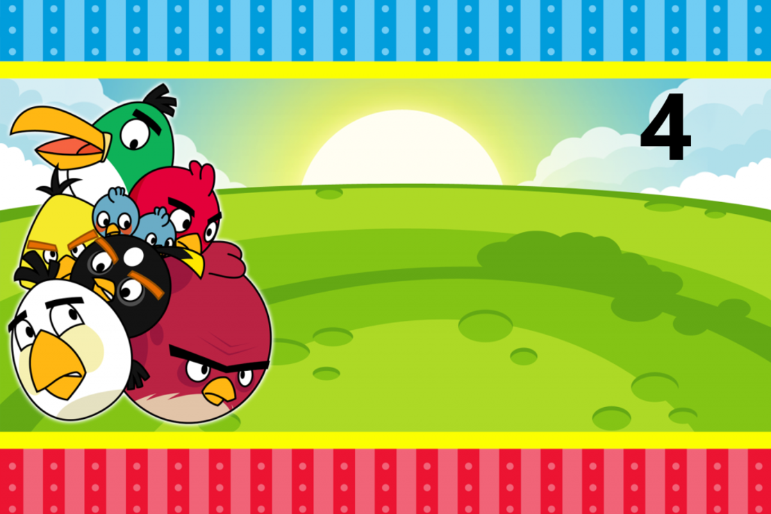 Картонена торта Енгри Бърдс 2 / Angry Birds 2