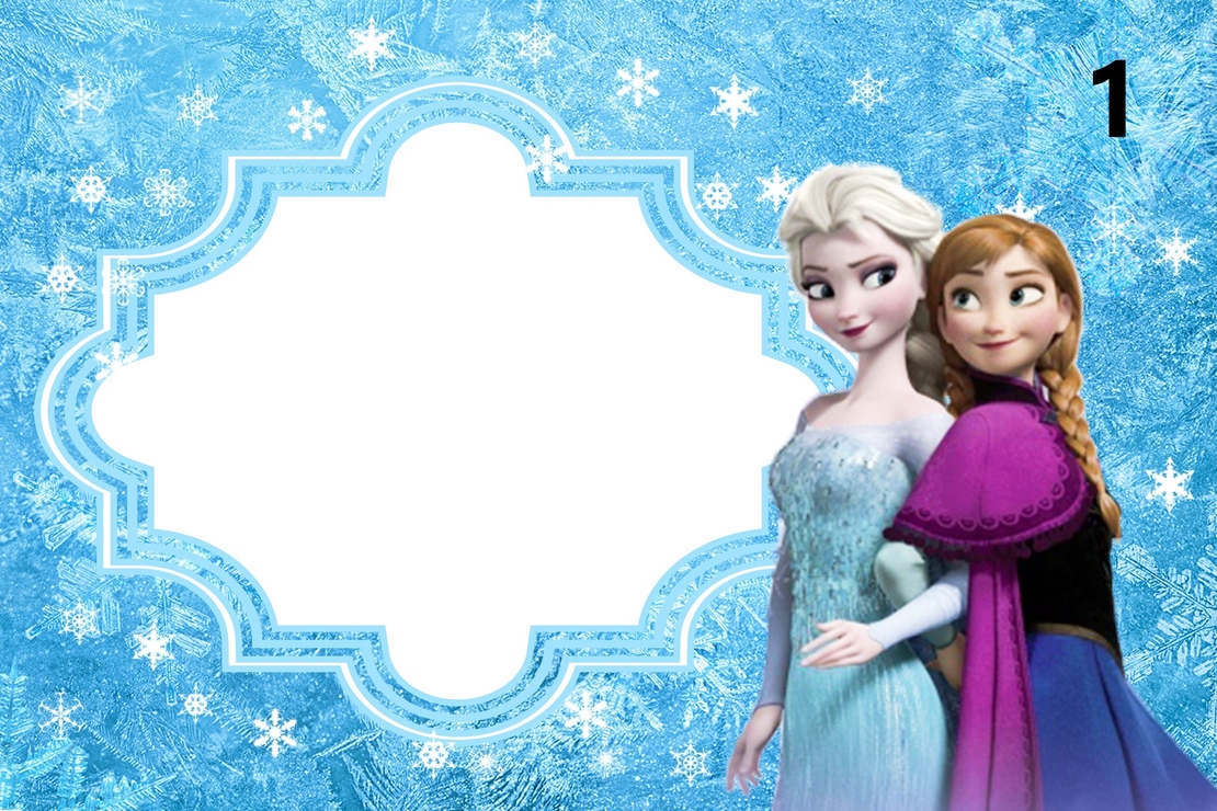 Картонена торта Замръзналото кралство 18 / FROZEN 18