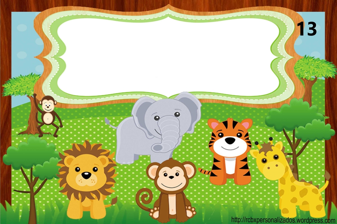 Картонена торта  САФАРИ 12 /  Safari 12