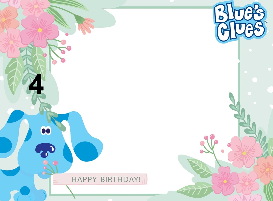 Картонена торта Загадките на Блу 2