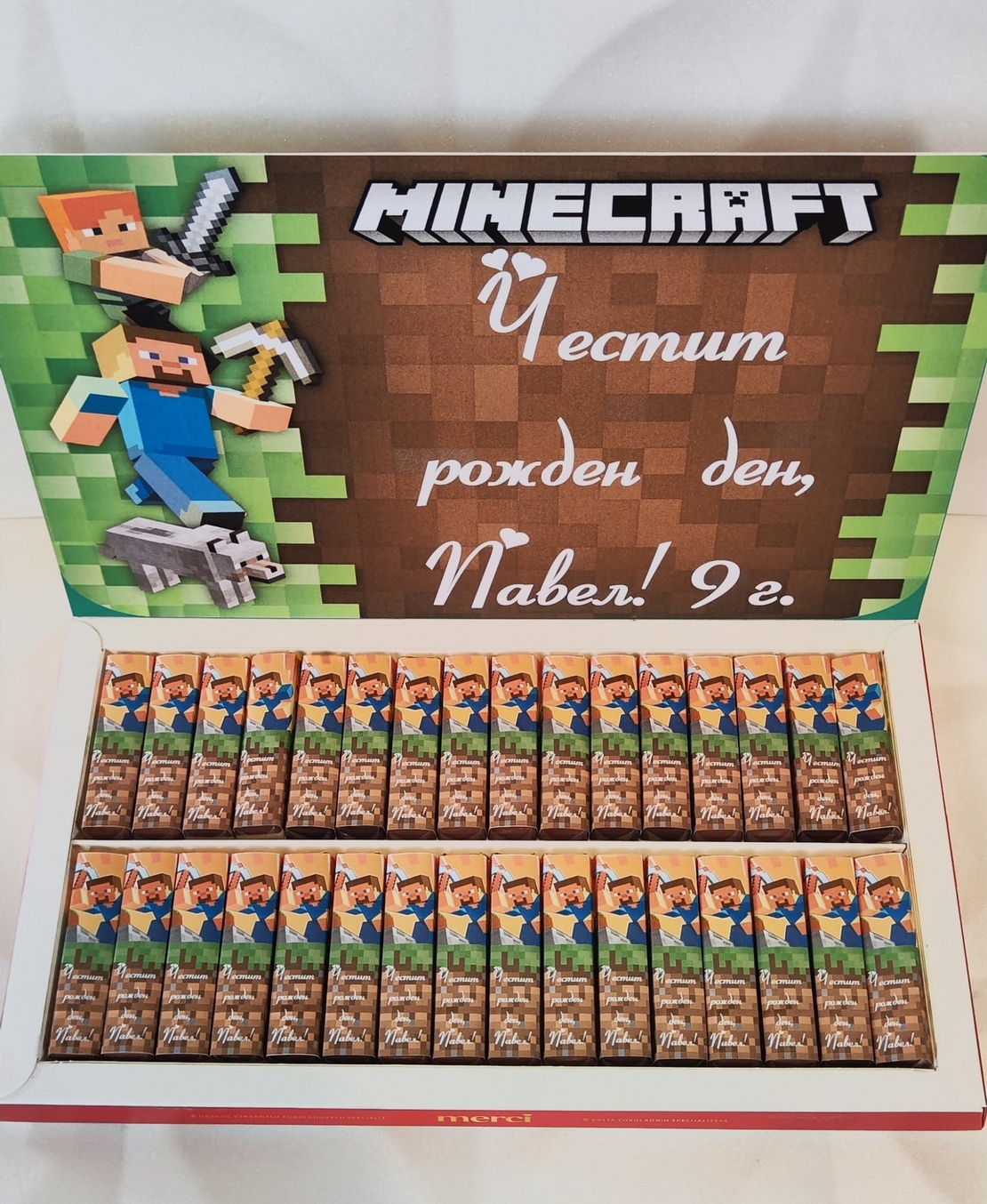 Шоколадови бонбони Мерси - МАЙНКРАФТ