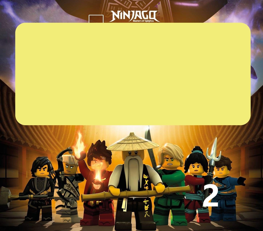 Картонена торта Нинджаго 1 / Ninjago 1