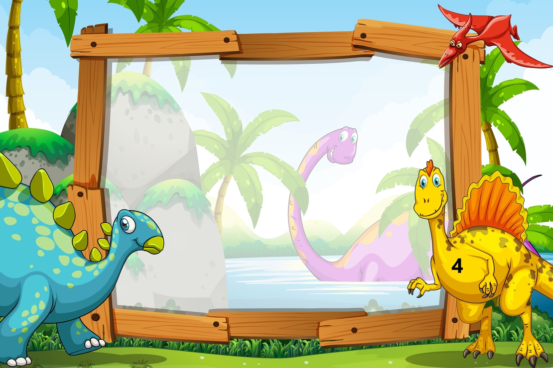 Картонена торта Динозавърчета 2