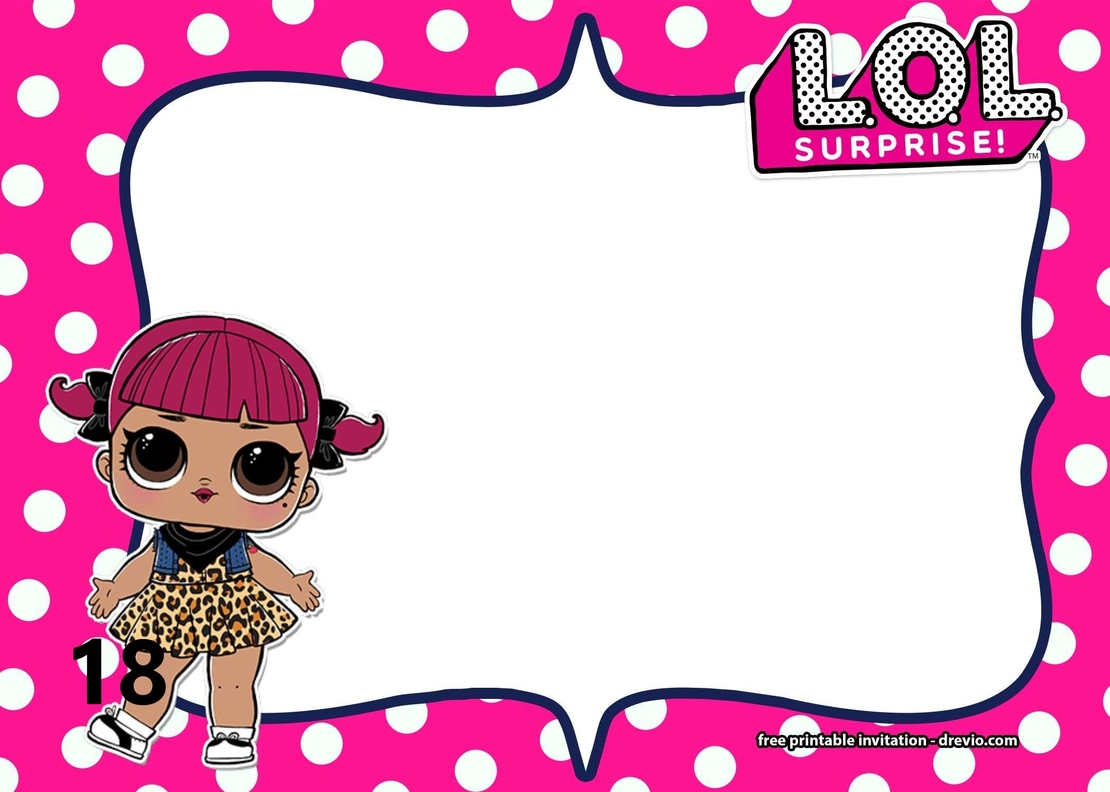 Картонена торта Куклите Лол 4 / L.O.L