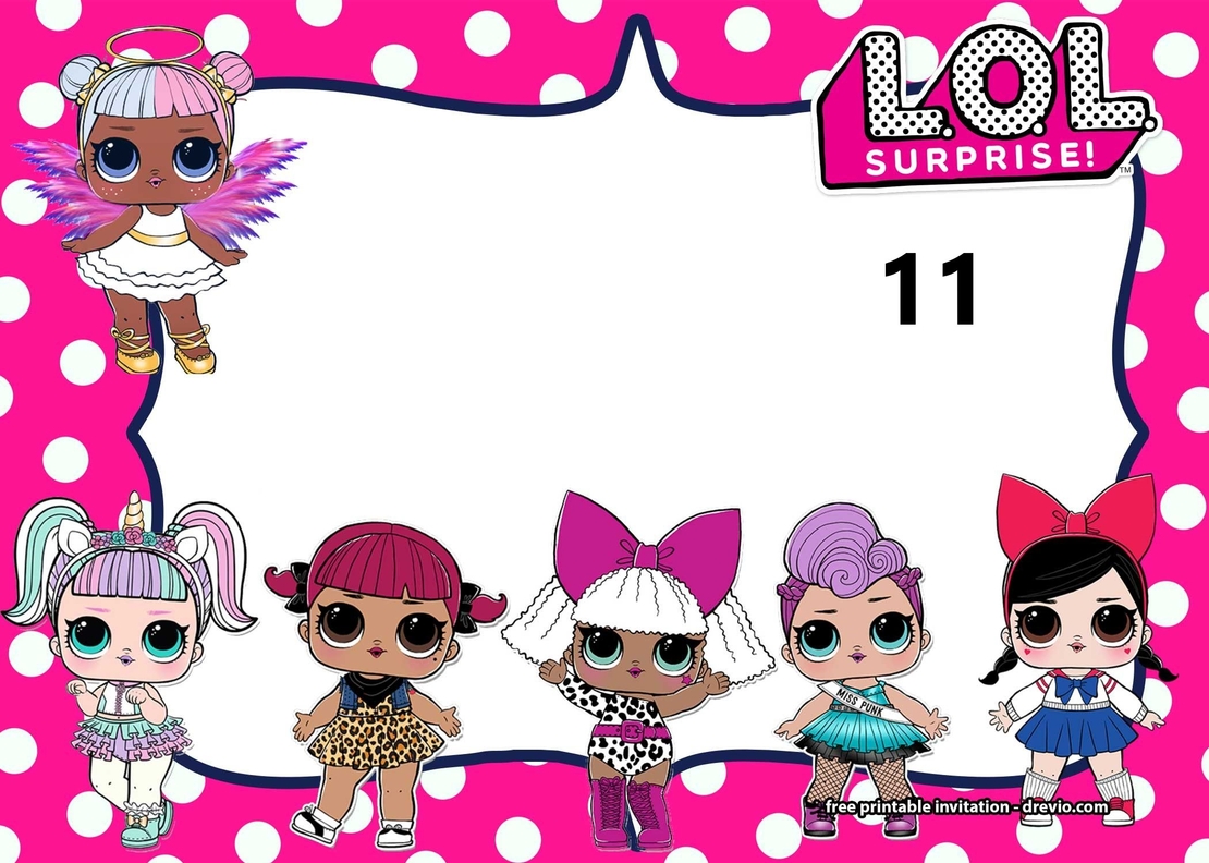 Картонена торта Куклите Лол 4 / L.O.L