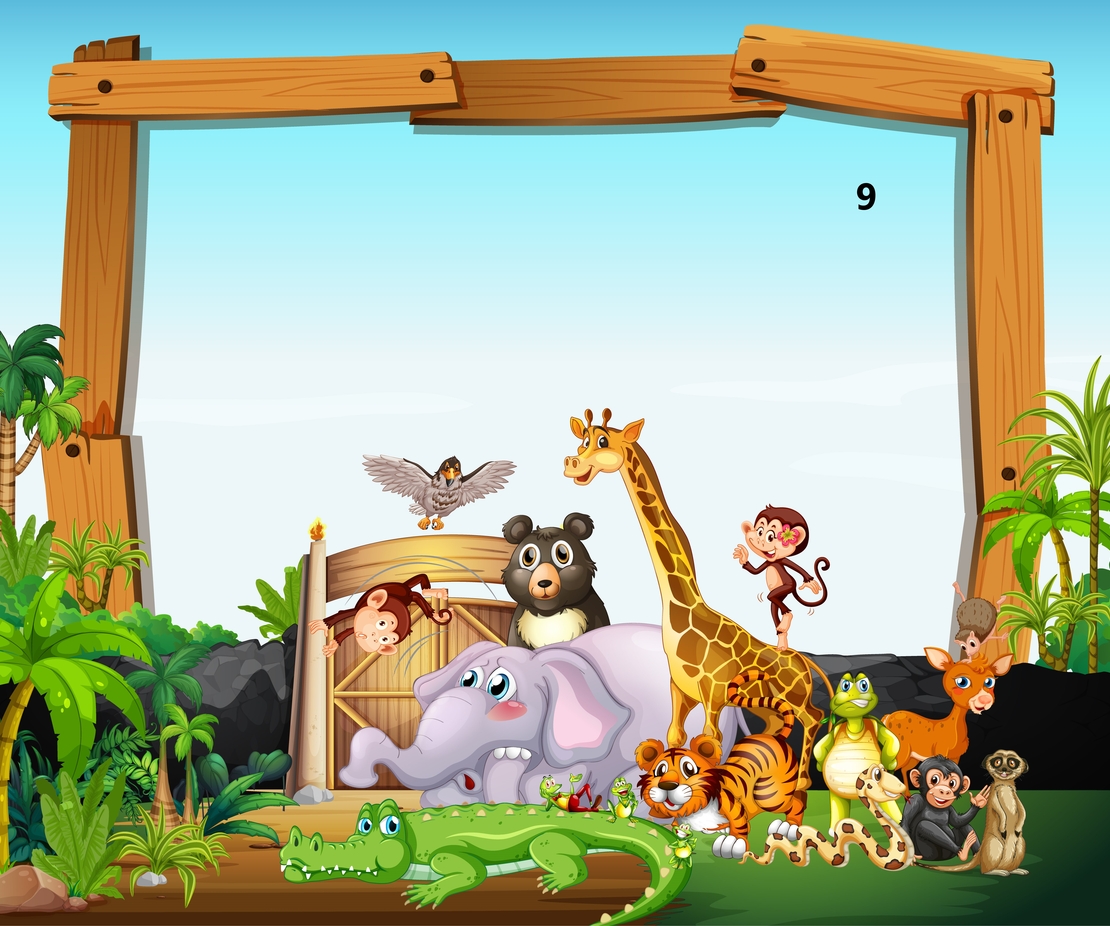 Торта от книжки и моливи САФАРИ 15 / Safari