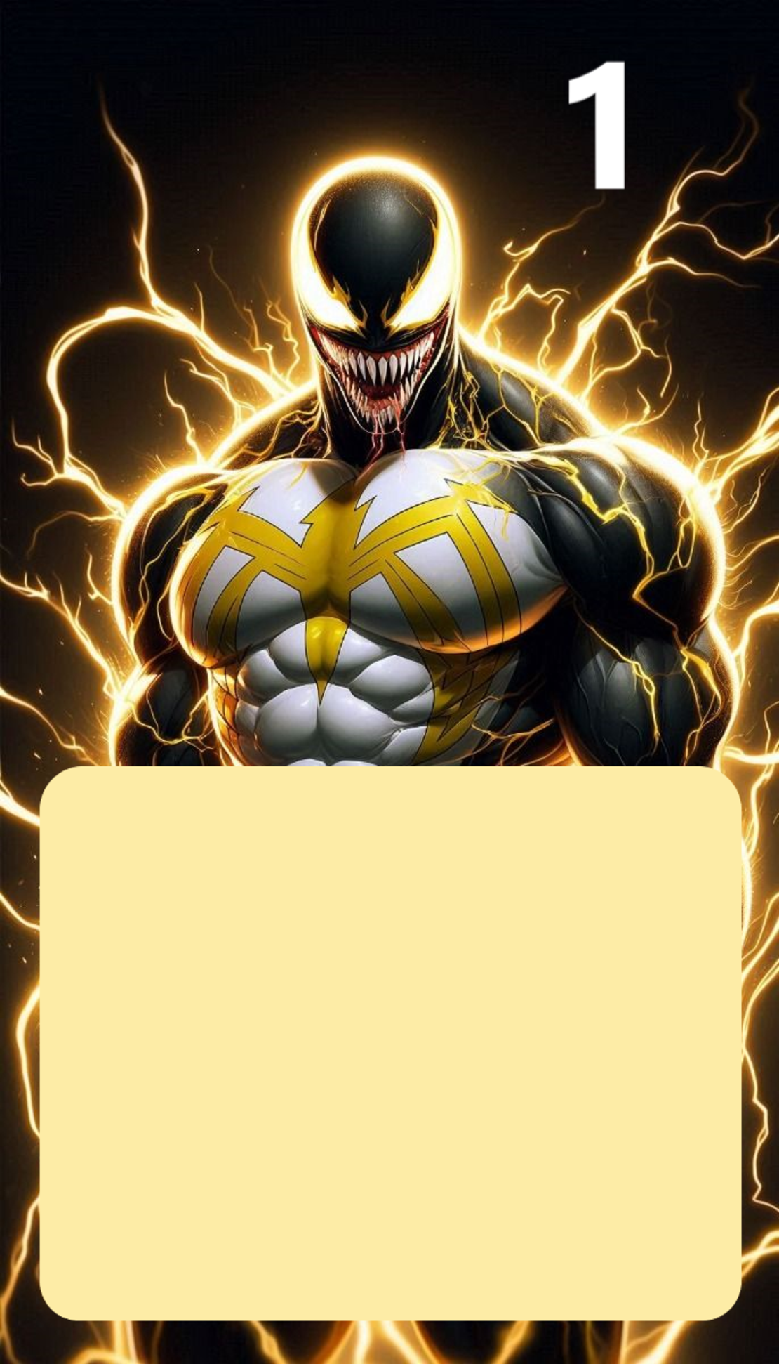 Картонена торта Венъм 1 / VENOM 1