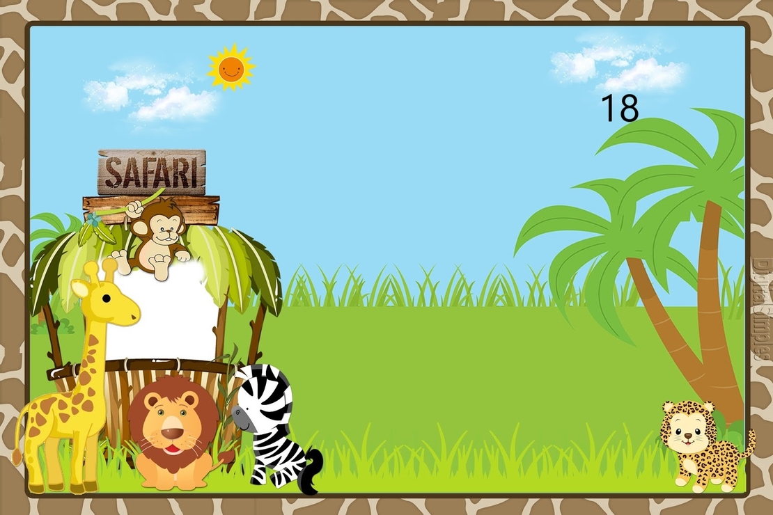 Торта от книжки и моливи САФАРИ 15 / Safari