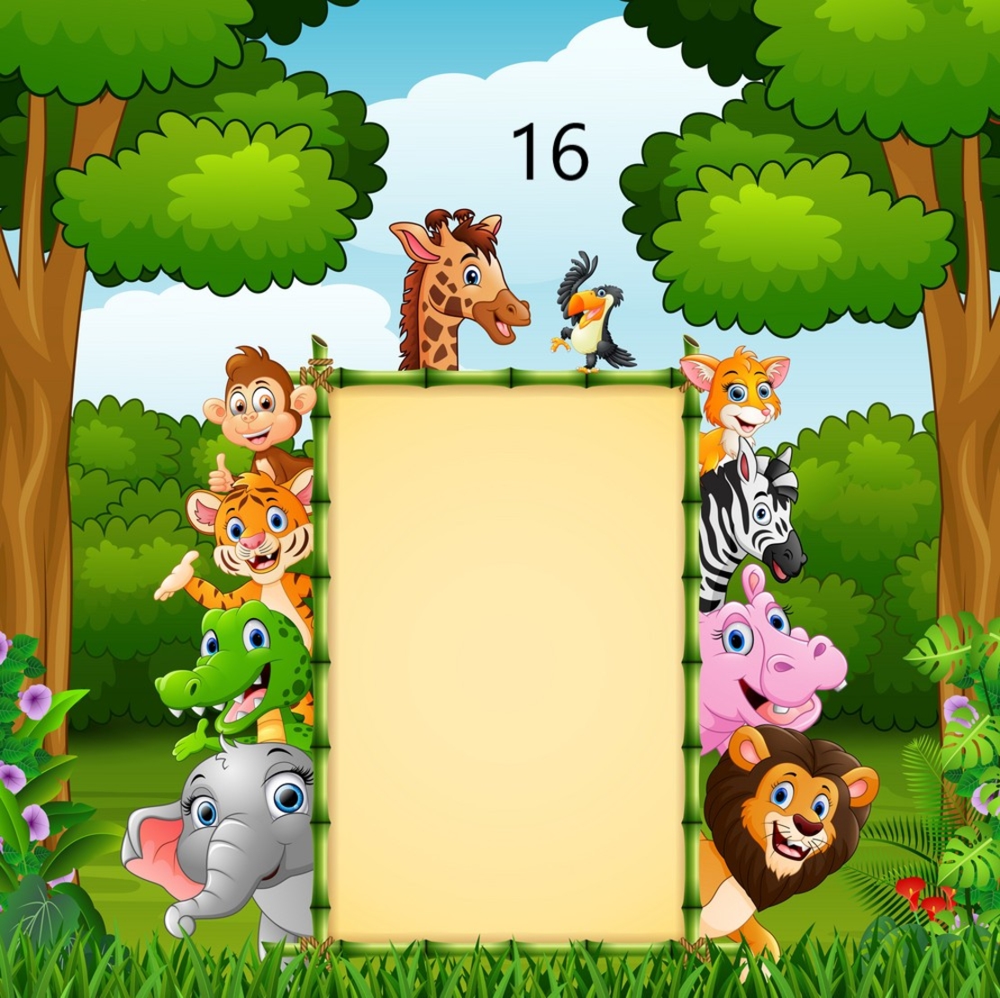 Торта от книжки и моливи САФАРИ 15 / Safari