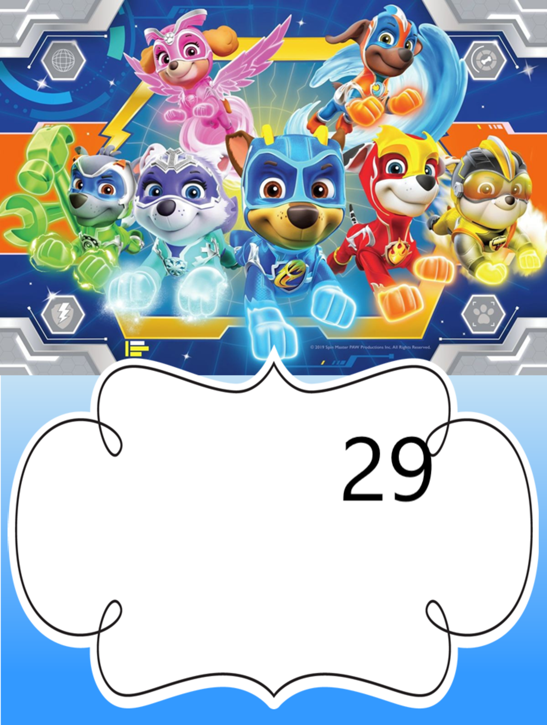 Картонена торта ПЕС ПАТРУЛ 8 / Кучешки патрул 8 / Paw Patrol 8