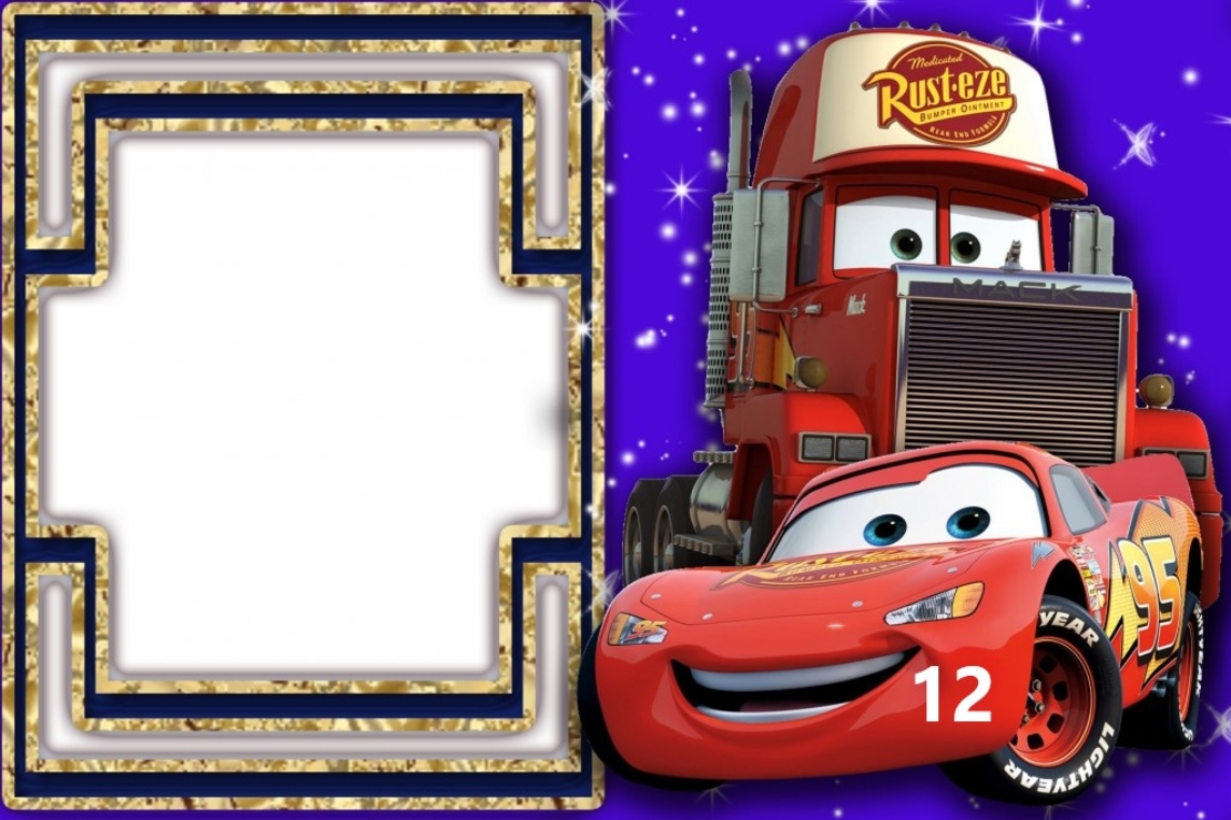 Картонена торта Маккуин 14 / Mcqueen 14