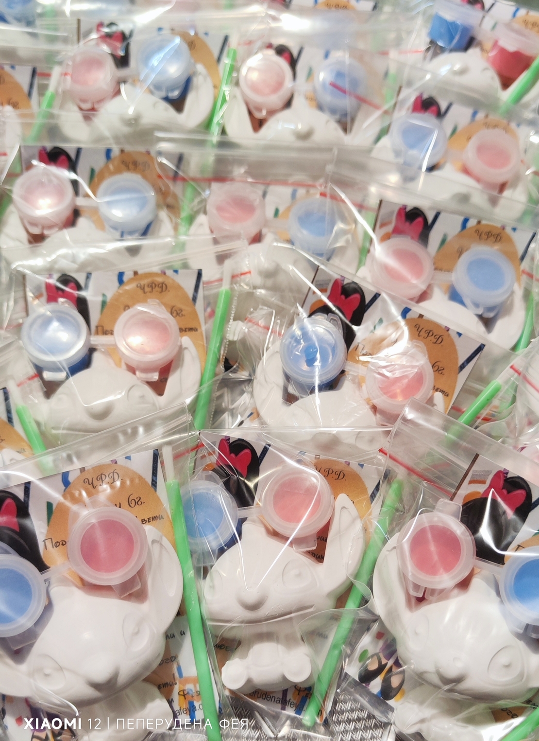 Керамичен комплект за оцветяване- 1бр.фигурка 