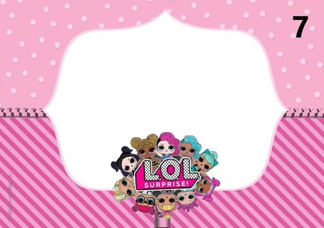 Картонена торта Куклите Лол 4 / L.O.L