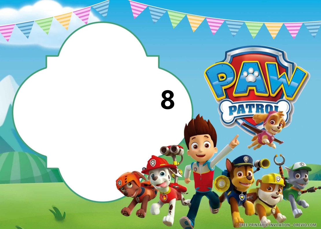 Картонена торта ПЕС ПАТРУЛ 8 / Кучешки патрул 8 / Paw Patrol 8