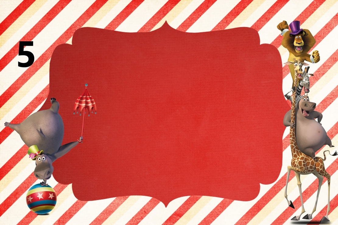 Картонена торта Мадагаскар 5 / Madagascar 5