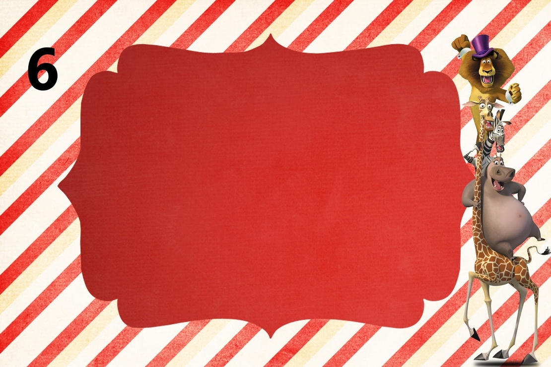 Картонена торта Мадагаскар 5 / Madagascar 5