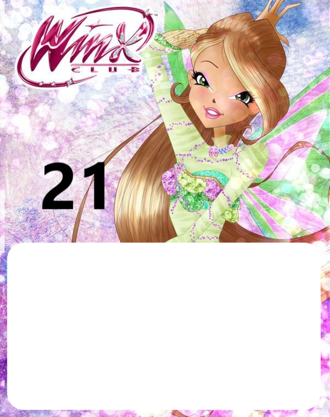 Картонена торта  Клуб Уинкс 18 / Club WinX 18